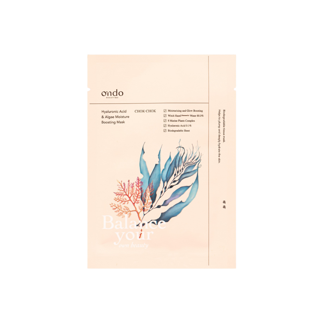 CHOK-CHOK Hyaluronic Acid & Algae Moisture Boosting Mask