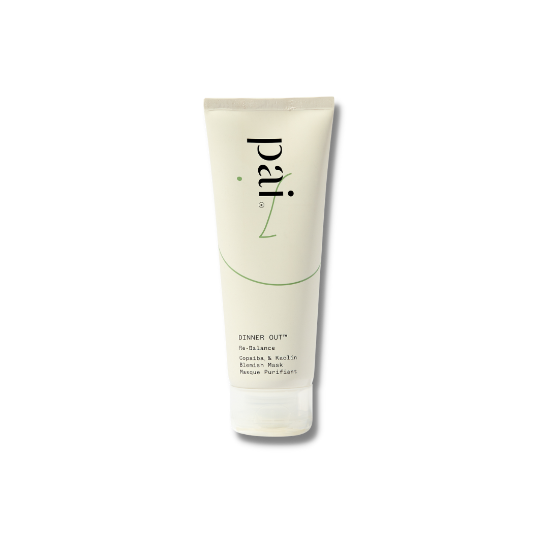 Dinner Out Copaiba & Kaolin Blemish Mask + Twin Flyer Cloth Pai Skincare