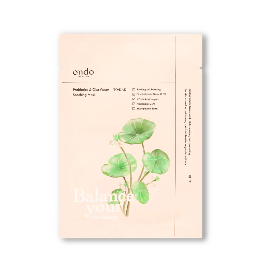 TO-DAK Probiotics & Cica Water Soothing Mask Ondo Beauty 36.5