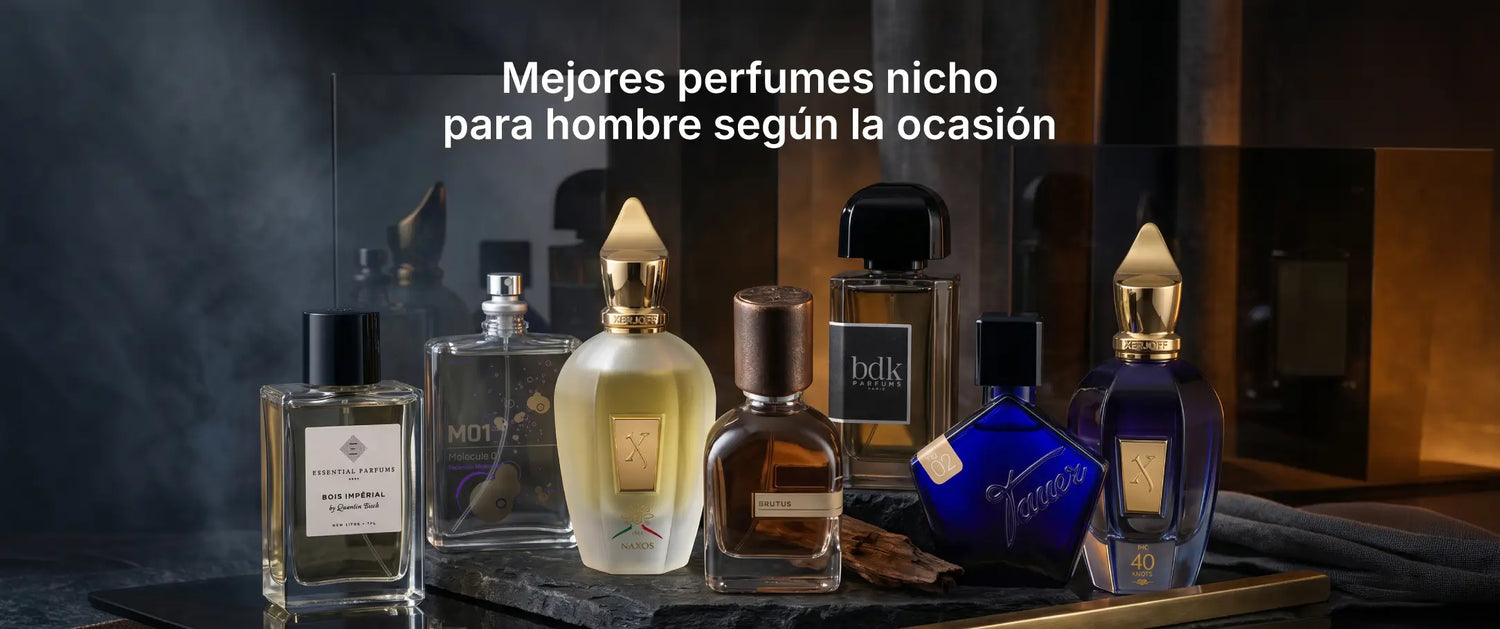 Mejores perfumes nicho para hombre según la ocasión