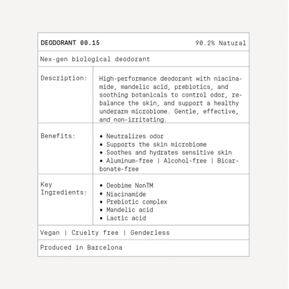 Deodorant 00.15