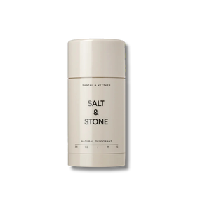 Santal &amp; Vetiver Natural Deodorant - Extra Strength Salt &amp; Stone