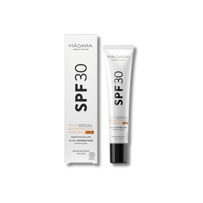 Protector Solar Facial Antiedad con Células Madre Vegetales SPF30 Madara
