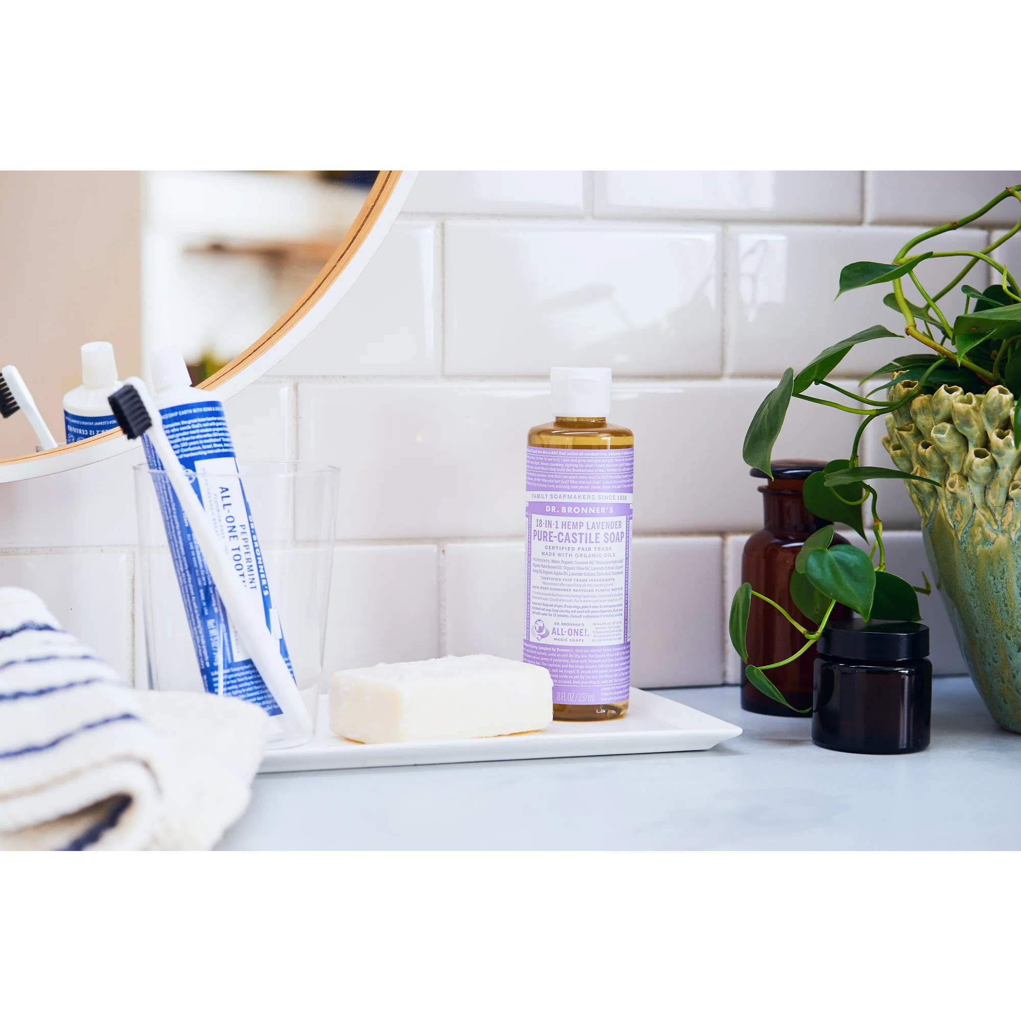Pure Castile Liquid Soap - 240ml Dr Bronner&