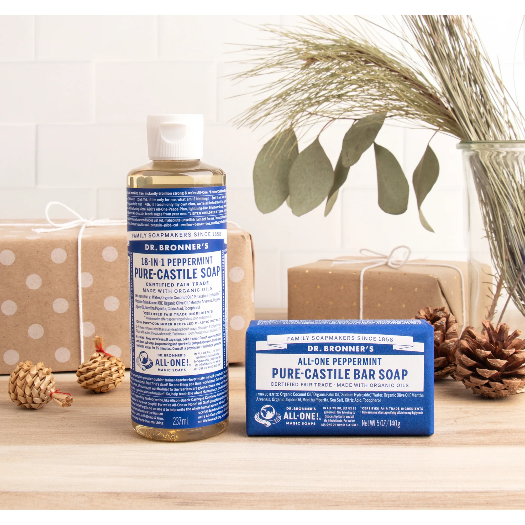 Pure Castile Bar Soap Dr Bronner&