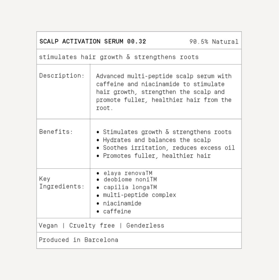 Sérum de Ativação do Couro Cabeludo 00.32