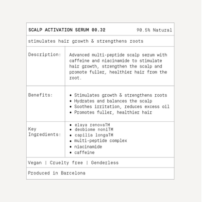 Sérum de Ativação do Couro Cabeludo 00.32