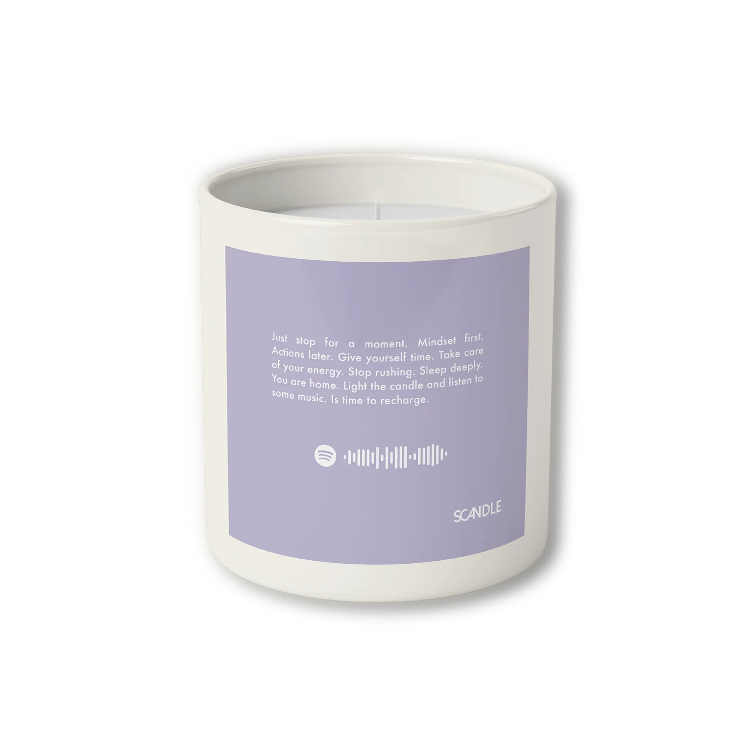 Vela Aromática "A pause to Relax &amp; Recharge" Scandle