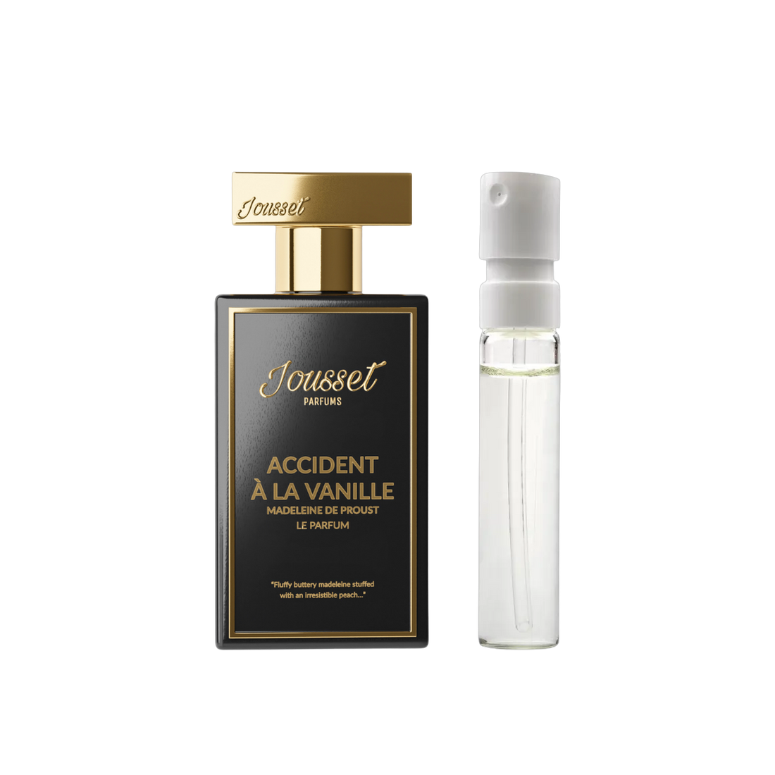 Jousset Parfums - Accident à la Vanille - Madeleine de Proust - muestra