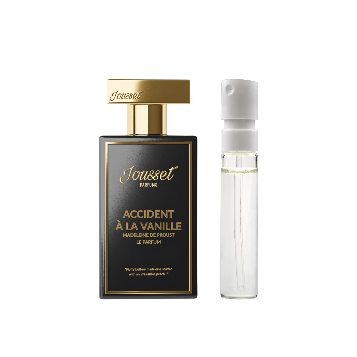 Jousset Parfums - Accident à la Vanille - Madeleine de Proust - muestra