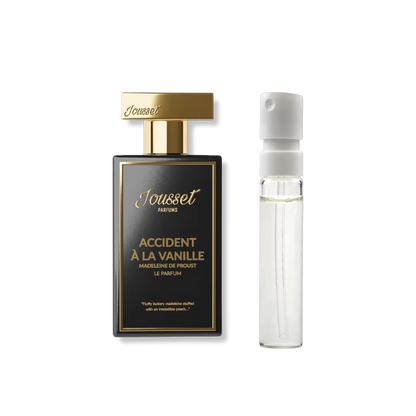 Jousset Parfums - Accident à la Vanille - Madeleine de Proust - muestra