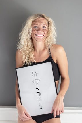 Raw Espresso Face Scrub Grums